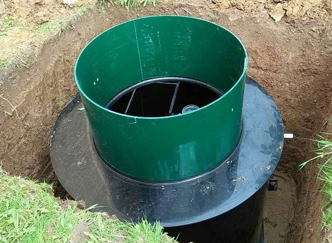 Наращивание горловины септика в Металлострое